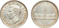 Canada 1 Dollar Canada Commonwealth 1939 1 Dollar - George VI (Royal Visit) Silver (.800) (.800 silver .200 copper) Ottawa Mint (1363816) 23.38g -