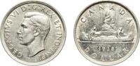 Canada 1 Dollar Canada Commonwealth 1938 1 Dollar - George VI (with IND:IMP:) Silver (.800) (.800 silver .200 copper) Ottawa Mint (90304) 23.25g -