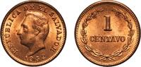El Salvador 1 Centavo El Salvador Republic 1952 1 Centavo Brass (95% Copper, 5% Zinc) San Francisco Mint (10000000) 2.52g UNC KM 135.1 -