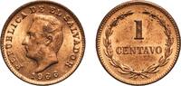 El Salvador 1 Centavo El Salvador Republic 1966 1 Centavo Brass (95% Copper, 5% Zinc) Royal Mint (Tower Hill) (5000000) 2.5g UNC KM 135.1 -