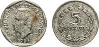 El Salvador 5 Centavos El Salvador Republic 1995 5 Centavos Nickel clad steel Sherritt Mint 2g XF KM 154b Schön 44a -
