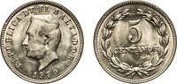El Salvador 5 Centavos El Salvador Republic 1959 5 Centavos Copper-nickel (75% Copper, 25% Nickel) Philadelphia Mint (6000000) 4.93g UNC KM 134 Schön -