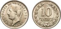 El Salvador 10 Centavos El Salvador Republic 1967 10 Centavos Copper-nickel (75% Copper, 25% Nickel) Denver Mint (2000000) 6.83g UNC KM 130 Schön 22 -
