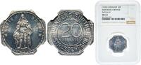Cities of Nuremberg and F&uuml;rth 20 Pfenninge ND (1920) L. Chr. Lauer Mint ... 33,00 EUR  + 11,00 EUR frais d'envoi