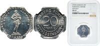Cities of Nuremberg and F&uuml;rth 20 Pfenninge ND (1920) Germany Cities of N... 38,50 EUR  + 11,00 EUR frais d'envoi