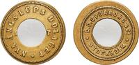 Sweden  Sweden Kingdom ND Token - Nya &Aring;ngslups Bolaget Brass 1.65g AU vz+ 16,50 EUR  + 11,00 EUR frais d'envoi