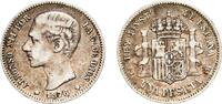Spain 1 Peseta 1876 ????18-76 DEM Madrid Mint Spain Kingdom 1876 ????18-... 16,50 EUR  + 11,00 EUR frais d'envoi