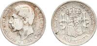Spain 1 Peseta 1883 ????18-83 MSM Madrid Mint Spain Kingdom 1883 ????18-... 22,00 EUR  + 11,00 EUR frais d'envoi