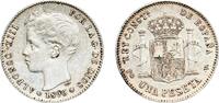 Spain 1 Peseta 1896 ????18-96 PGV Madrid Mint Spain Kingdom 1896 ????18-... 22,00 EUR  + 11,00 EUR frais d'envoi