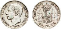 Spain 1 Peseta 1882 ??????-82 MSM Madrid Mint Spain Kingdom 1882 ??????-... 22,00 EUR  + 11,00 EUR frais d'envoi