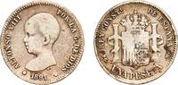 Spain 1 Peseta 1891 PGM Madrid Mint Spain Kingdom 1891 PGM 1 Peseta - Al... 13,20 EUR  + 11,00 EUR frais d'envoi