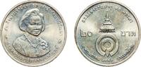 Thailand 20 Baht Thailand Kingdom 2546 (2003) 20 Baht - Rama IX (Princess Galyani Vadhana) Copper-nickel (75% Copper / 25% Nickel) (500000) 15.13 -
