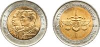 Thailand 10 Bahts Thailand Kingdom 2549 (2006) 10 Baht - Rama IX (Department of Judge Advocate General) Bimetallic: aluminium bronze centre in cop -