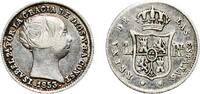 Spain 1 Real Spain Kingdom 1853 1 Real - Isabel II Silver (.900) Seville Mint 1.24g VF KM 598.3 Cal 435 Aureo 322 -