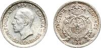 Spain 50 Centimos Spain Kingdom 1926 PCS 50 Centimos - Alfonso XIII (6th portrait) Silver (.835) Madrid Mint (4000000) 2.52g AU KM 741 Aureo 50 C -