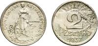 Asturias and León, Provinces of 2 Pesetas Spain Asturias and León, Provinces of Spanish states 1937 2 Pesetas (Asturias and León) Copper-nickel Junta de Obras Mint (40000 -