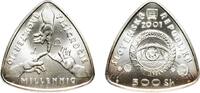 Slovakia 500 Korún Slovakia Republic 2001 500 Korún (Third Millennium) Silver (.999) Kremnica Mint (4000) 31.4g UNC KM 57 -