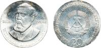 German Democratic Republic 20 Mark Germany German Democratic Republic Democratic republic 1976 A 20 Mark (Wilhelm Liebknecht) Silver (.625) (96000) 21g UNC KM 63 -