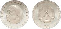 German Democratic Republic 10 Mark Germany German Democratic Republic Democratic republic 1967 A 10 Mark (Käthe Kollwitz) Silver (.800) (61940) 16.95g UNC KM 17 S -