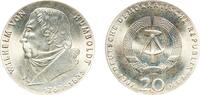 German Democratic Republic 20 Mark Germany German Democratic Republic Democratic republic 1967 A 20 Mark (Wilhelm von Humboldt) Silver (.800) (97000) 20.9g UNC KM -