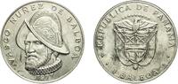 Panama 1 Balboa Panama Republic 1977 FM 1 Balboa Copper-nickel clad copper (Cladding: 75% Copper, 25% Nickel; Core: 100% Copper) The Franklin Mi -