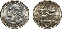 United States ¼ Dollar United States Federal republic 2006 P ¼ Dollar Washington Quarter (Nevada) Copper-nickel clad copper Philadelphia Mint (277000 -
