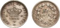 Portugal 50 Reis Portugal Kingdom 1893 50 Reis / ½ Tostão - Carlos I Silver (.917) Lisbon Mint (620000) 1.23g XF KM 536 Gomes C1 04 -