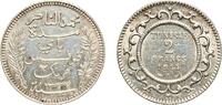 Tunisia 2 Francs Tunisia French Protectorate AH1332 (1914) A 2 Francs - Muhammad V Silver (.835) Paris Mint (100303) 9.96g XF KM 239 -