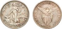 Philippines 1 Peso Philippines Insular Government 1903 1 Peso (Large type) Silver (.900) (Copper .100) San Francisco Mint (2791000) 26.97g XF KM 1 -
