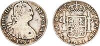 Peru 8 Reales Peru Spanish colony 1808 JP 8 Reales - Fernando VII (Colonial Milled Coinage) Silver (.896) 26.9g VF Chopmarked KM 106 -