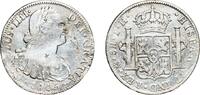 Mexico 8 Reales Mexico Spanish colony 1805 Mo TH 8 Reales - Carlos IV Silver (.896) Mexican Mint 26.29g VF Chopmarked KM 109 -