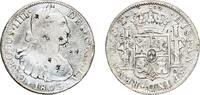 Mexico 8 Reales Mexico Spanish colony 1803 Mo FT 8 Reales - Carlos IV Silver (.896) Mexican Mint 26.69g VF Chopmarked KM 109 -