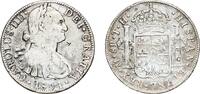 Mexico 8 Reales Mexico Spanish colony 1804 Mo TH 8 Reales - Carlos IV Silver (.896) Mexican Mint 26.69g VF KM 109 -