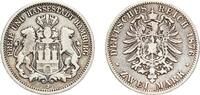 Free Hanseatic city of Hamburg 2 Mark 1876 J Germany Free Hanseatic city... 41,80 EUR  + 11,00 EUR frais d'envoi