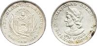 El Salvador 1 Peso El Salvador Republic 1908 C.A.M. 1 Peso Silver (.900) (Copper .100) Royal Mint of Belgium (1600000) 25.05g AU KM 115.1 -