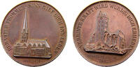 Germany Medal Germany States 1842 Medal St. Petri Church, Hamburg, Germany, Destroyed by Fire, 45mm -