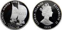 Cayman Islands 1 Dollars Cayman Islands British colony Elizabeth II 1996 1 Dollars 1996 Summer Olympics, Atlanta -