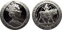 Gibraltar 21 ECUs Gibraltar British colony Elizabeth II 1994 PM 21 ECUs 21 Years, European Community Membership -