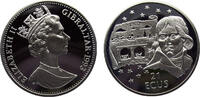 Gibraltar 21 ECUs Gibraltar British colony Elizabeth II 1993 PM 21 ECUs Euro Tunnel, Napoleon -