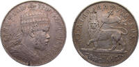 Ethiopia 1/2 Birr Ethiopia Empire Menelik II EE1889 (1897) A 1/2 Birr 14g -