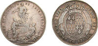 France NULL France Kingdom 1754 Jeton - Louis XV - États de Bretagne, Rennes Silver (10800) 6.9g VF F8764 Daniel102 -