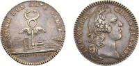 France NULL France Kingdom ND Jeton - Louis XV, BÂTIMENTS DU ROI BATIMENTS DU ROI Silver 6.1g XF F3096 -