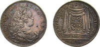 France NULL France Kingdom 1719 Jeton - Louis XV, CORPORATIONS - LINGÈRES Silver 7.2g VF F5269 -