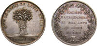 France NULL France Kingdom ND Jeton - Louis XVIII, Société d’horticulture de Seine-et-Oise Silver 10g XF -
