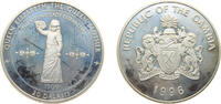 The Gambia 20 Dalasis The Gambia Republic 1996 20 Dalasis (The Young Lady Elizabeth) Silver (.925) (30000) 31.36g PF KM 63 Schön 49 -
