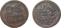 France Jeton France Kingdom 1729 Jeton - Laurent Dugas, troisième prévôté Copper 8.8g XF F 10611 -
