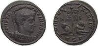 Rome Follis Rome Roman Empire 320 - 320 TSΓ AE Follis - Constantinus I (VIRTVS EXERCIT) Copper Thessalonica Mint 2.7g AU RIC VII 75 -