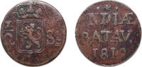 Indonesia ½ Stuiver Indonesia Netherlands East Indies Dutch colony 1819 ½ Stuiver - Willem I Copper Surabaya Mint 6.35g VF KM 283 Scholt II 670 Scho -
