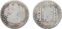 Mexico 2 Reales Mexico Spanish colony 1801 FT 2 Reales - Carlos IV Silver (.896) Mexico City Mint 6.3g VF KM 91 -