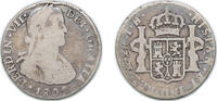 Mexico 2 Reales Mexico Spanish colony 1809 Mo TH 2 Reales - Fernando VII Silver (.903) Mexico City Mint 6.3g F KM 92 -